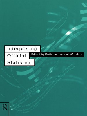 cover image of Interpreting Official Statistics